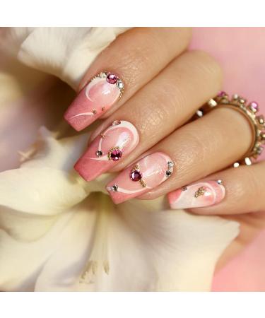 5280 Pcs Nail Art Rhinestones Set with Picker Pencil and Tweezer - Multicolor AB Color and Clear Rhinestone Kits for Nail Art, Face Make-up, and DIY Crafts - Buy Online on GoSupps.com