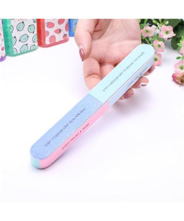 YUBO 10 PCS 7 Way Nail File and Buffers - Professional Manicure Tools for Shiny, Polished Nails - Buy Online on GoSupps.com