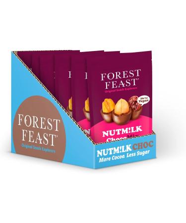 FOREST FEAST Vegan NUTM!LK CHOCOMIX 110g - Vegan Chocolate Mix Pack - Dairy Free Chocolate Raisins - Gluten Free Chocolate Peanuts - Palm Oil Free Corn Chocolates - Chocolate Peanuts and Raisins Mix - Buy Online on GoSupps.com