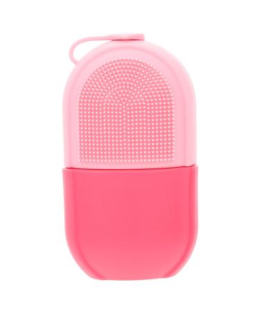 beauty face ice tray ice roller for face & eye puffiness relief Ice Cube Tray Rolling ice roller skin care tool stencils for kids Face Beauty Tool cream massage child silicone 13X6.5X5.5CM Pink