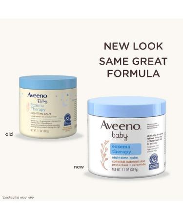 Aveeno Baby Eczema Therapy Nighttime Balm | Soothes Dry Itchy Skin | Hypoallergenic & Fragrance-Free | 11 oz - Buy Online on GoSupps.com