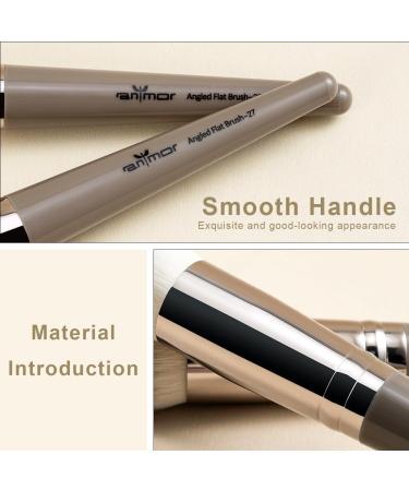 Anmor Angled Kabuki Brush Professional Angled Foundation Makeup Brush Perfect for liquid Cream and powder Face Makeup Luxurious Soft Synthetic Fibers - Buy Online on GoSupps.com