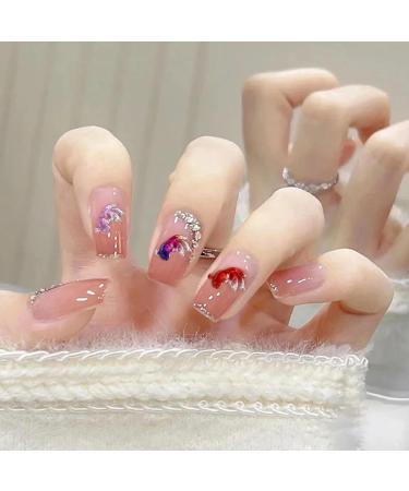 Fish Nail Charms 50PCS Mixed Colors 3D Cute Goldfish Nail Art Charms Resin Nail Jewellry Ornaments for Women Girls Nail Art Design Decorations Crafts DIY - Buy Online on GoSupps.com