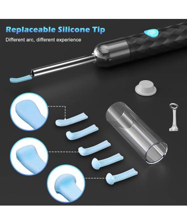 Ear Wax Removal Tool Set with 1080P HD Camera - 9 PCS Ear Cleaner Kit for Ear Otoscope Remover - Black - Buy Online on GoSupps.com