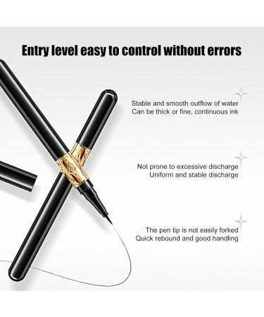 Eye Liner Smudge-Proof Eye Liner | Eye Makeup Black Eyeliner Pencils with Ultra Fine Brush Tip Glides on Smoothly Creates Bold & Defined Lines 1g - Buy Online on GoSupps.com