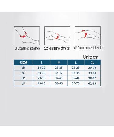 Buy Aciyd Compression Socks for Varicose Veins - Summer Thin Breathable Pain Relief - Elastic Closed Toe - Black Size S - Buy Online on GoSupps.com