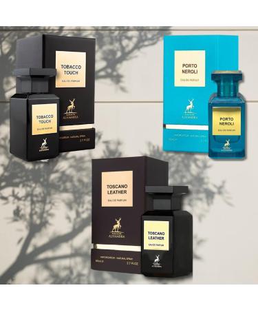 Maison Alhambra Toscano Leather Porto Neroli Tobaco Touch - EDP 80 ML (2.7OZ) (DIVINE BUNDLE) DIVINE BUNDLE 2.7 Fl Oz (Pack of 1) - Buy Online on GoSupps.com