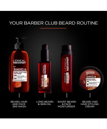 Men Expert Barber Club Long Beard & Skin Oil 30 ml - Buy Online on GoSupps.com