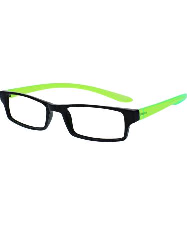 UV Reader Black Bright Green Neck Reading Glasses for Men & Women - UVR021 +2.50 Diopters International Shipping Available - Buy Online on GoSupps.com