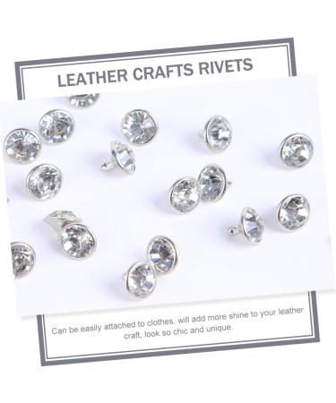 COHEALI 1000 Sets Diamond Stud Rivets Diamonds for Nails Fabric Rivets Luggage Leather Parts Rivet Bags As Shownx5pcs 0.6X0.6X1CMx5pcs - Buy Online on GoSupps.com