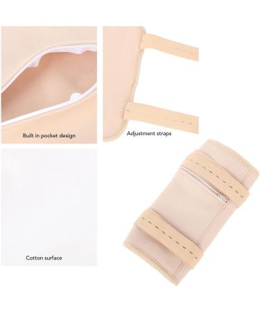 Fockety Organic Castor Oil Pack Wrap - 17.5in Reusable Cotton for Liver Detox Fertility Constipation Relief - Adjustable Khaki Design - Buy Online on GoSupps.com