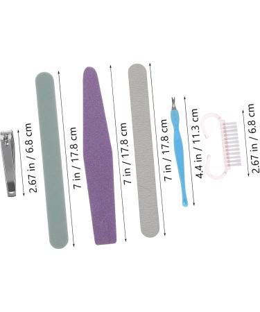 FOMIYES Nail Files 2 Nail Tools Nail Nail Clippers Nail Trimmers Polishing Strip Nail Set Rubbing Manicure Tools Sponge Nail Files Nail Clippers - Buy Online on GoSupps.com