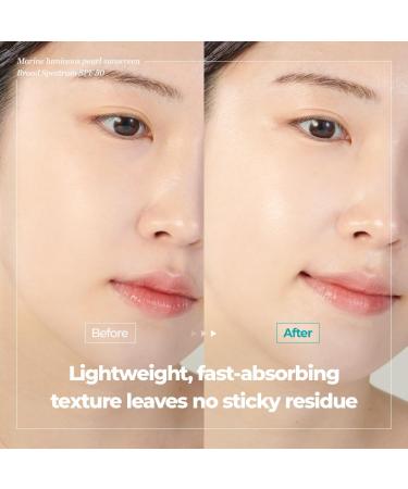 JMsolution Marine Luminous Pearl Sunscreen SPF50 Broad Spectrum UV Protection Moisturizing & Lightweight No White Cast 1.69 fl oz - Buy Online on GoSupps.com