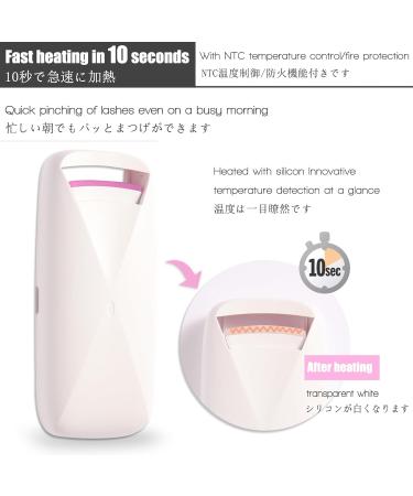 Rechargeable Heated Eyelash Curler - Professional Long-Lasting Curl with Flexible Silicone Pad | Best Gift for Women | Shop Internationally - Buy Online on GoSupps.com