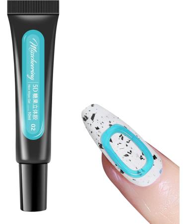 Nail Polish Gel - Highly Pigmented Nail Gel Polish | Nail Polish Gel Create Various Manicures for Manicure Art Design Enjoy Stereo Adhesive Nail Polish Gel for Lover Girl Mother Women Shzons 02 - Buy Online on GoSupps.com