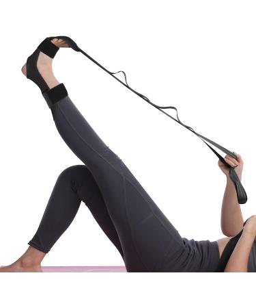 Sindax Yoga Strap Leg & Calf Stretcher - Adjustable Loops for Physical Therapy & Plantar Fasciitis Relief - Ideal for Pilates, Dance, and Gymnastics - Buy Online on GoSupps.com