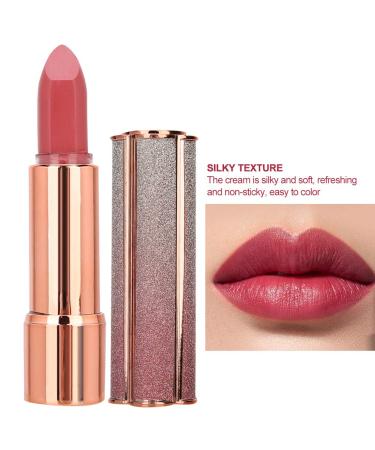 Moisturizing Gradient Lipstick | Smooth & Waterproof Makeup Lipstick (Rose Bean Paste Red) - Buy Online on GoSupps.com