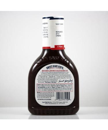 Sweet Baby Ray's Hickory & Brown Sugar BBQ Sauce 510g - Buy Online on GoSupps.com