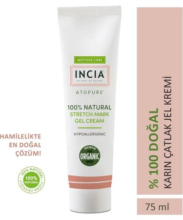 INCIA Pregnancy Belly Stretch Mark Cream - Organic Avocado Oil 75ml - Buy Online on GoSupps.com