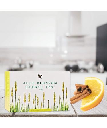 Forever Living Aloe Blossom Herbal Tea Drink Tea with Aloe Vera Flowers Contains No Colorants or Preservatives and Contains No Caffeine. - Buy Online on GoSupps.com