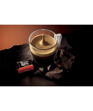 Pocket Coffee Espresso Coffee praline with decaffeinated DEK espresso liquid fine whole milk chocolate and semi-bitter 5 pralines - Buy Online on GoSupps.com