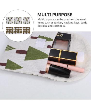 Toyvian Teen Girl Purse 6pcs Sanitary Napkin Storage Bag Set - Portable Pad Coin & Makeup Bags for Women and Girls - Buy Online on GoSupps.com