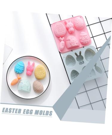DECHOUS 2pcs Rabbit Egg Mold Handmade Soap 3D Silica Gel Spring - Buy Online on GoSupps.com