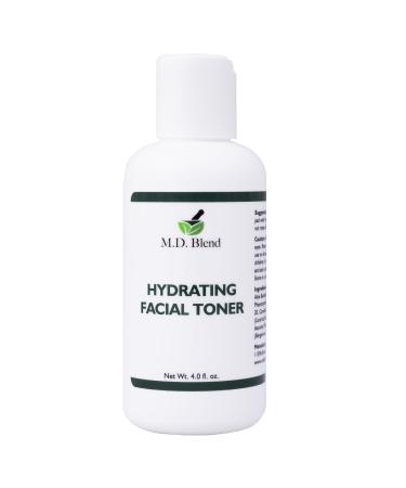 M.D. Blend Hydrating Facial Toner | Deep Rejuvenation | Rid Skin of Impurities Dirt Dead Cells | Revitalizes & Soothes for Silky Smooth Fresh Feel | Convenient Spray Mist - 4oz
