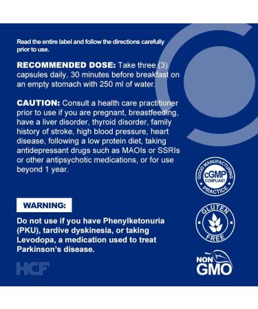 HCF Happy Calm & Focused - Brain Focus Attention Concentration & Mood Supplement - FQ Foundation Amino Acids Vitamins & Minerals. (3-Pack) - Buy Online on GoSupps.com