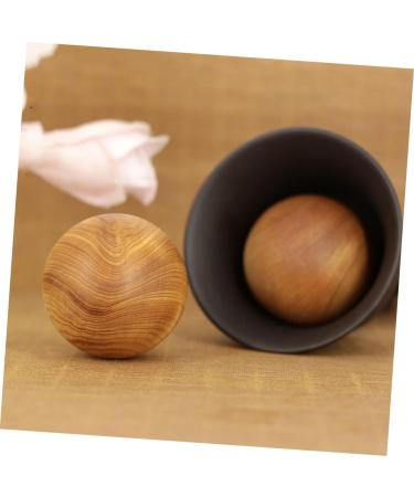 Healeeved 4-Piece Wooden Massage Globe Set | Threeken Baoding Stress Balls & Hand Rolling Massage Balls for Relaxation - Buy Online on GoSupps.com