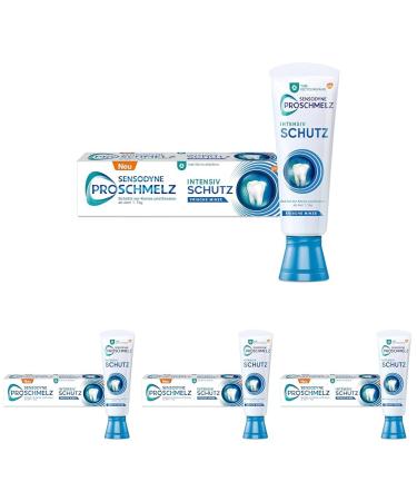 Sensodyne Proschmelz Intensive protection toothpaste 1x75ml daily toothpaste with tooth enamel intensity protection technology (pack with 4) 75 ml (4 Pack)