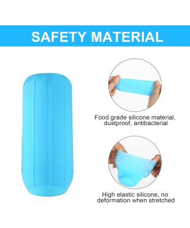 Prota 14-Piece Silicone Travel Bottle Set - Reusable Leak-Proof Accessories for Suitcase & Hand Luggage - Blue - Buy Online on GoSupps.com