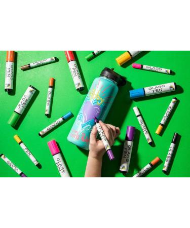Washable White Glass Pen Window Marker - Liquid Chalk for Car, Mirror & Storefront Windows - Jumbo Tip for Parade, Party & Holiday Decor - Buy Online on GoSupps.com