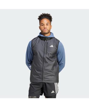 Buy adidas Men's Own The Run Vest Jacket XL Black - Lightweight Running Gear for Ultimate Comfort - Buy Online on GoSupps.com