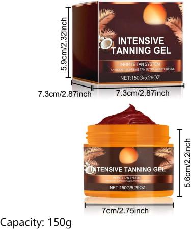 Gel Autobronzant pour Femmes | Solution Autobronzante Format Voyage Femme Gel Absorption Rapide pour Maison Voyage Vacances En Ext rieur et En Int rieur - Buy Online on GoSupps.com