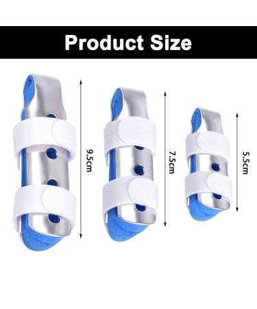 DGUSO 3-Piece Adjustable Finger Rail Set for Broken Thumb & Arthritic Trigger Toe Relief - Ideal for Middle & Small Finger Support - Buy Online on GoSupps.com