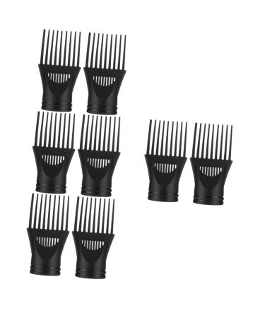 FRCOLOR 8 Pcs Hair Dryer Comb Hair Blow Dryer Hair Accesories Universal Hair Dryer Attachments Major Picture 13x5cmx4pcs Blackx4pcs
