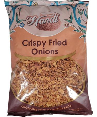 Handi Halal Crispy Fried Onions 400G ( 14 Oz ) Non Coated