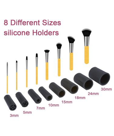 DOTSOG Electric Makeup Brush Cleaner & Dryer Set | Automatic Spinner Machine with 50ml Cleaning Soap & Silicone Bowl (Black) - Buy Online on GoSupps.com