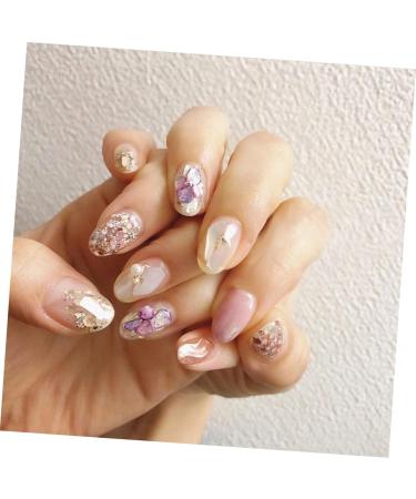 FRCOLOR Storage Box sequin outfit kit de manicura sequin suit nail nail decoration nail Jewelry kit nail nail Accessories manicure semicircle shell Storage Boxes - Buy Online on GoSupps.com
