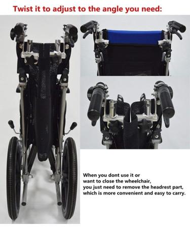 Wheelchair Neck Support Universal Adjustable Wheelchair headrest Neck Pillow Heightening Wheelchair Accessories Red - Buy Online on GoSupps.com