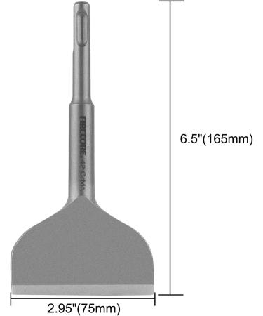 Firecore 3-Inch SDS Plus Cranked Bent Chisel Bit for Hammer Drill - Tile Removal Chisel for Concrete (3x6.5) -FS22365 - Buy Online on GoSupps.com