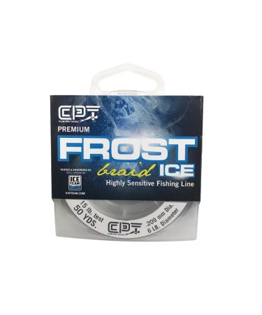 Clam Pro Tackle Frost Braid - 8lb - 3lb Dia - Smoke - 50 Yard