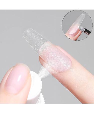  Obesntln Solid Gel Nail Glue Solid Nail Glue Gel | Multifunctional Builder Nail Gel | Strong Pressure Nail Adhesive Long Lasting Clear UV Nail Glue for - Buy Online on GoSupps.com