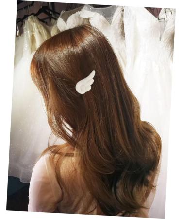 Beavorty 9 Pairs bobby pin girls' accessories clips for hair leather filler Girls Plush Hair Accessories Demon Wings Hairpins hair Tie clip Cute white halloween hair clip newborn - Buy Online on GoSupps.com