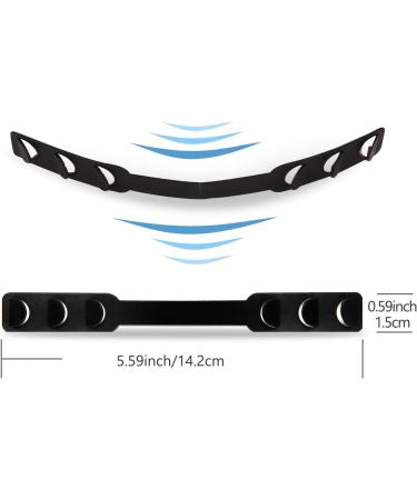 50 Pack Black Aquarium Choice Adjustable Ear Strap Saver Extenders for Comfortable Fit and Ear Pain Relief - Buy Online on GoSupps.com