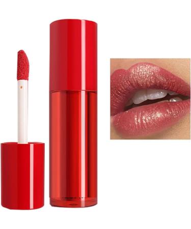  Vibhgtf Powder Lip Gloss Lip Gloss Powder Lip Makeup Stain | Matte Glitter Lip Gloss for Outdoor Gatherings Shopping Shiny Makeup - Buy Online on GoSupps.com