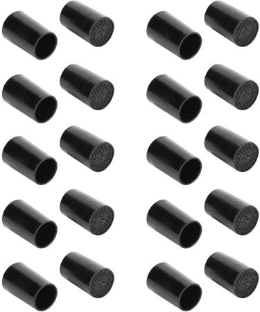 Zerodis 10 Pairs High Heel Tip Replacement Kits - Black CPU Polyurethane 10mm Inner Diameter for Shoe Repair - Buy Online on GoSupps.com