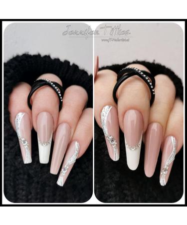 N+M SUPREME CHROME-GEL Silver-Jewels Effect Gel | Glitter Nail Art - Non-Opaque Wow Factor for Stunning Manicures - Buy Online on GoSupps.com