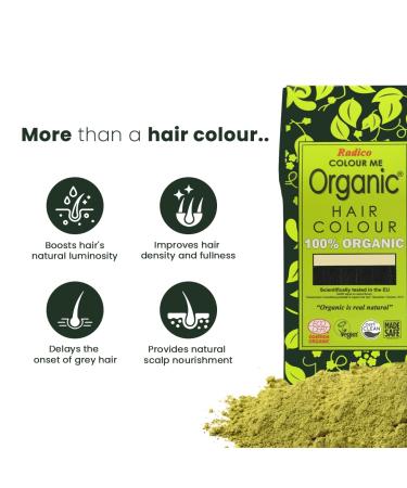 Radico Colour Me Organic Dark Brown - Natural Hair Dye for International Shipping - Buy Online on GoSupps.com